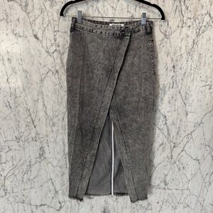 NWOT Grey Denim Skirt